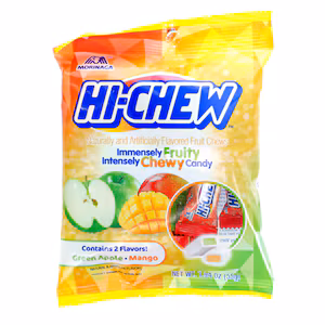 HI-CHEW Green Apple and Mango Fruit Chews, 1.94-oz. Bags
